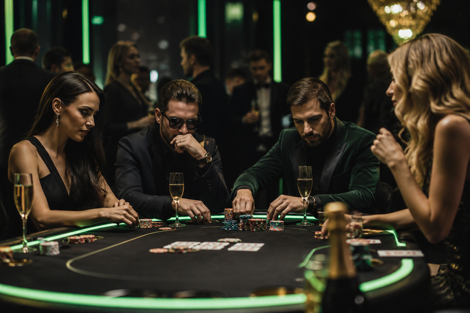 Casino Night VIP póker és blackjack